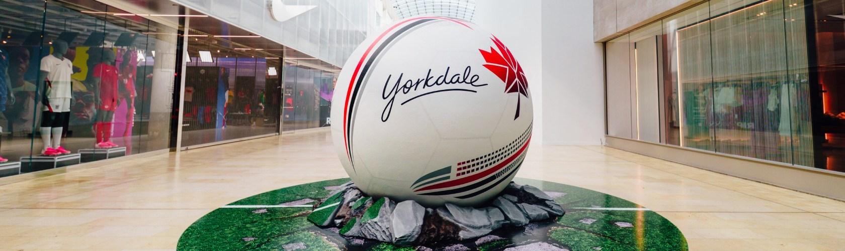 Simons x Yorkdale ‘Welcomes the World Soccer Experience’