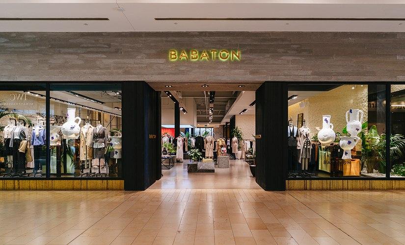Babaton inside Yorkdale Shopping Centre
