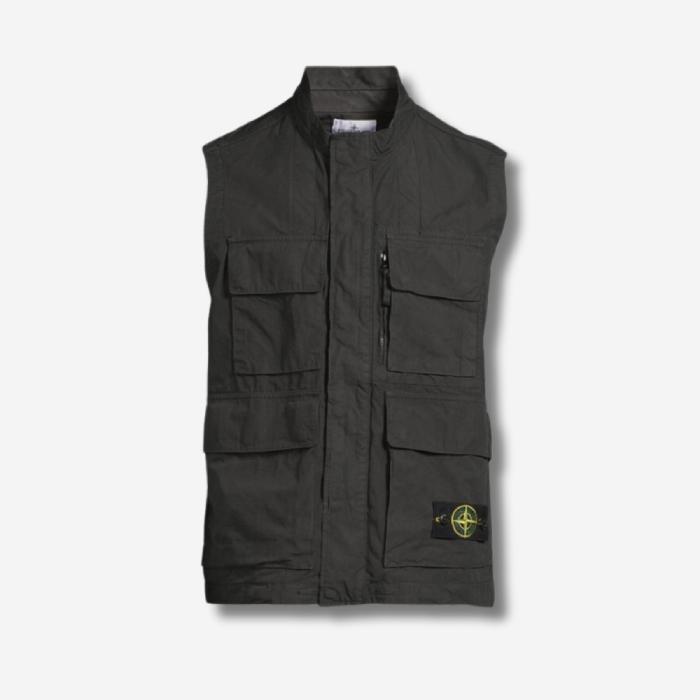 Stone island cotton canvas vest