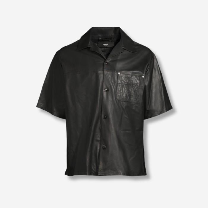 Amiri leather camp t-shirt
