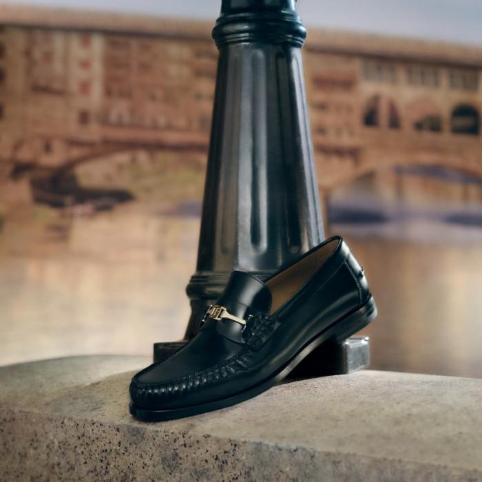Black loafer