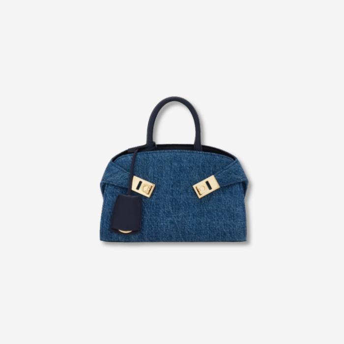 Denim hug handbag