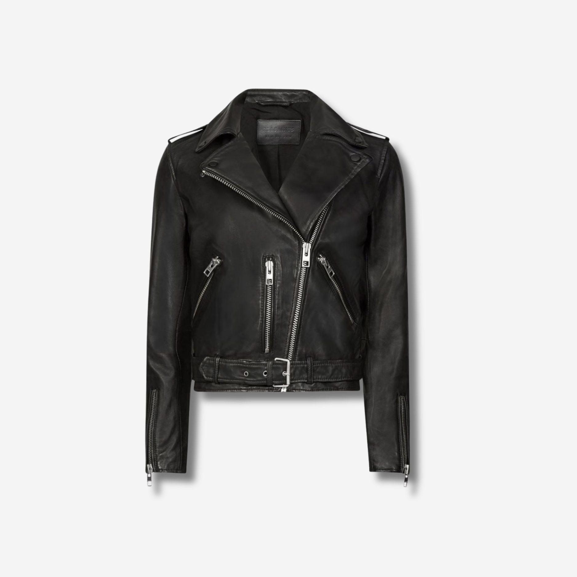 ll Saints Balfern Leather Biker Jacket