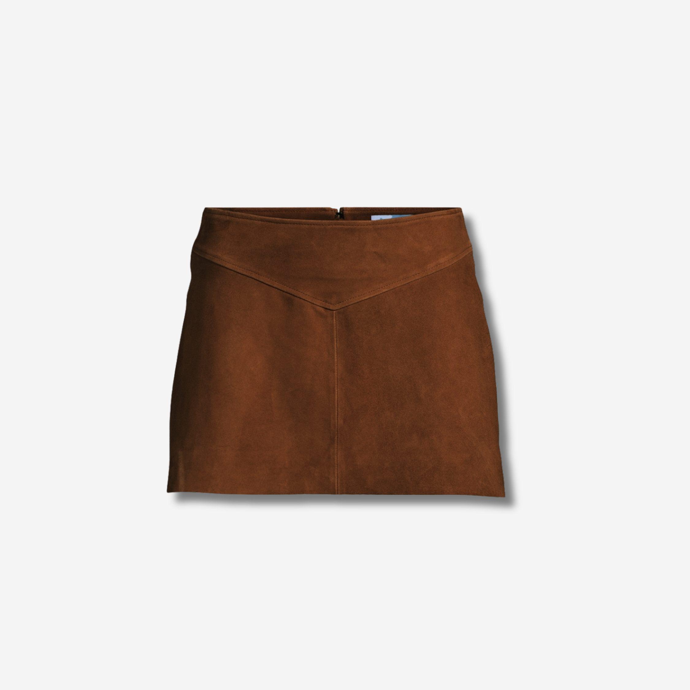 Reformation Suede Mini Skirt