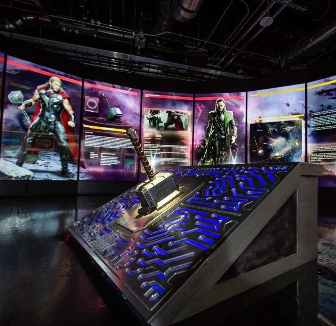 Thor mjolnir interactive exhibit
