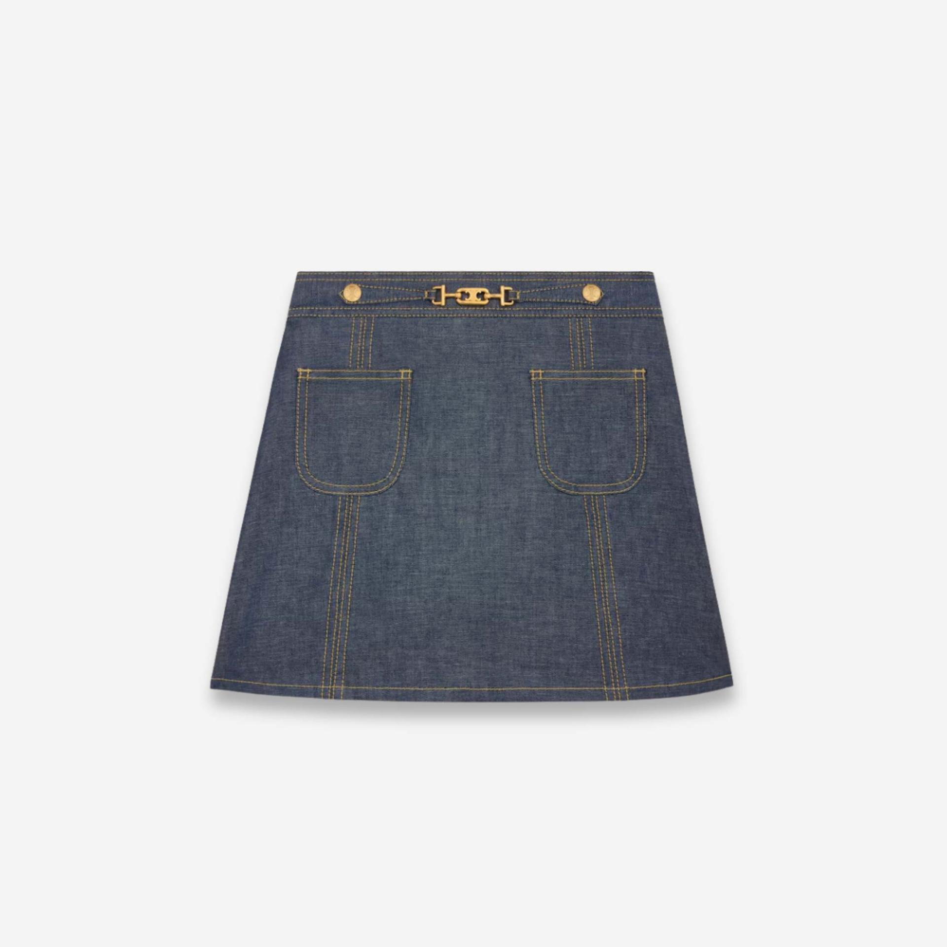 Celine Trapeze Mini Skirt
