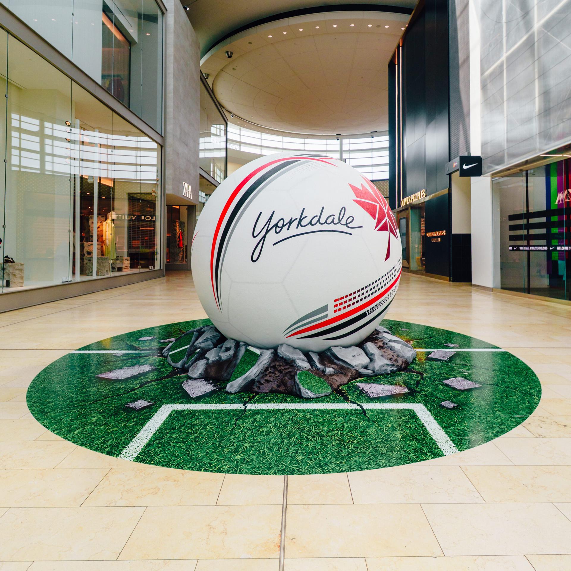 Simons x Yorkdale ‘Welcomes the World Soccer Experience’