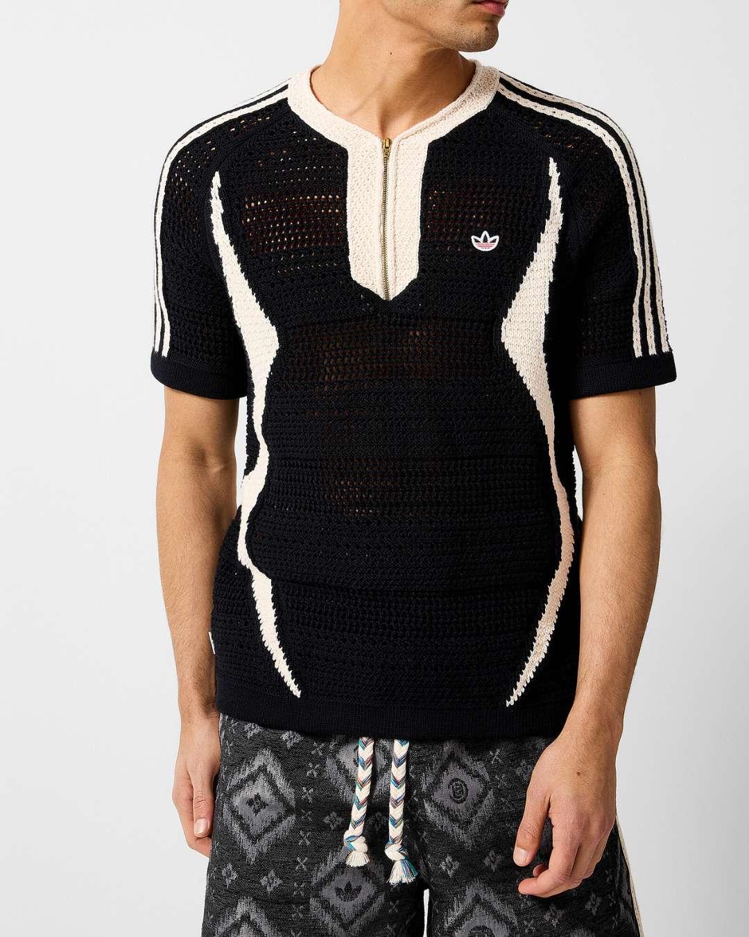 Adidas Zipper Knit Soccer Jersey