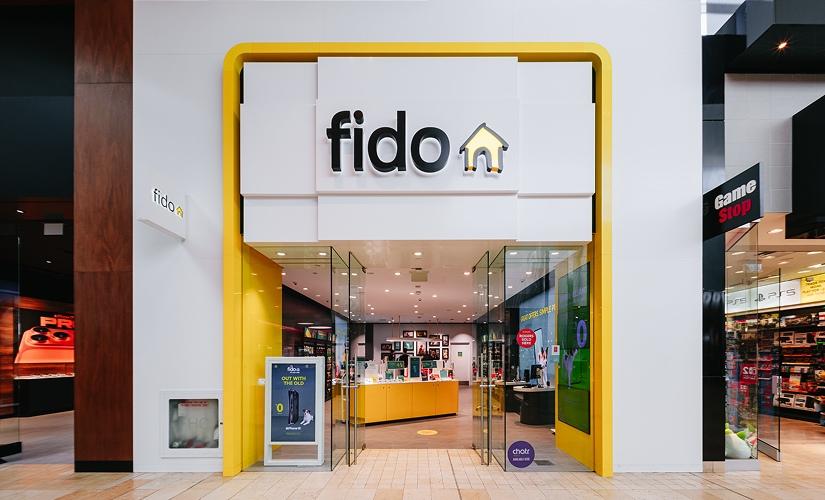 Fido inside Yorkdale Shopping Centre