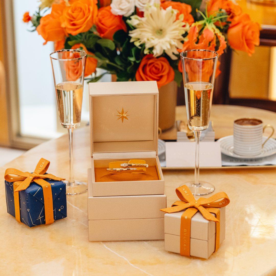 Bvlgari luxury jewelry gift set