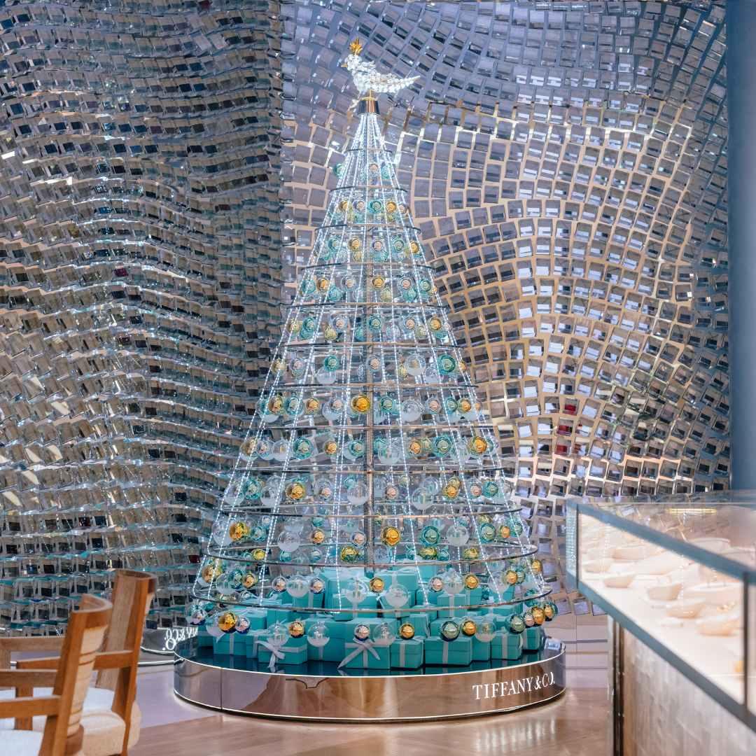 Crystal holiday tree