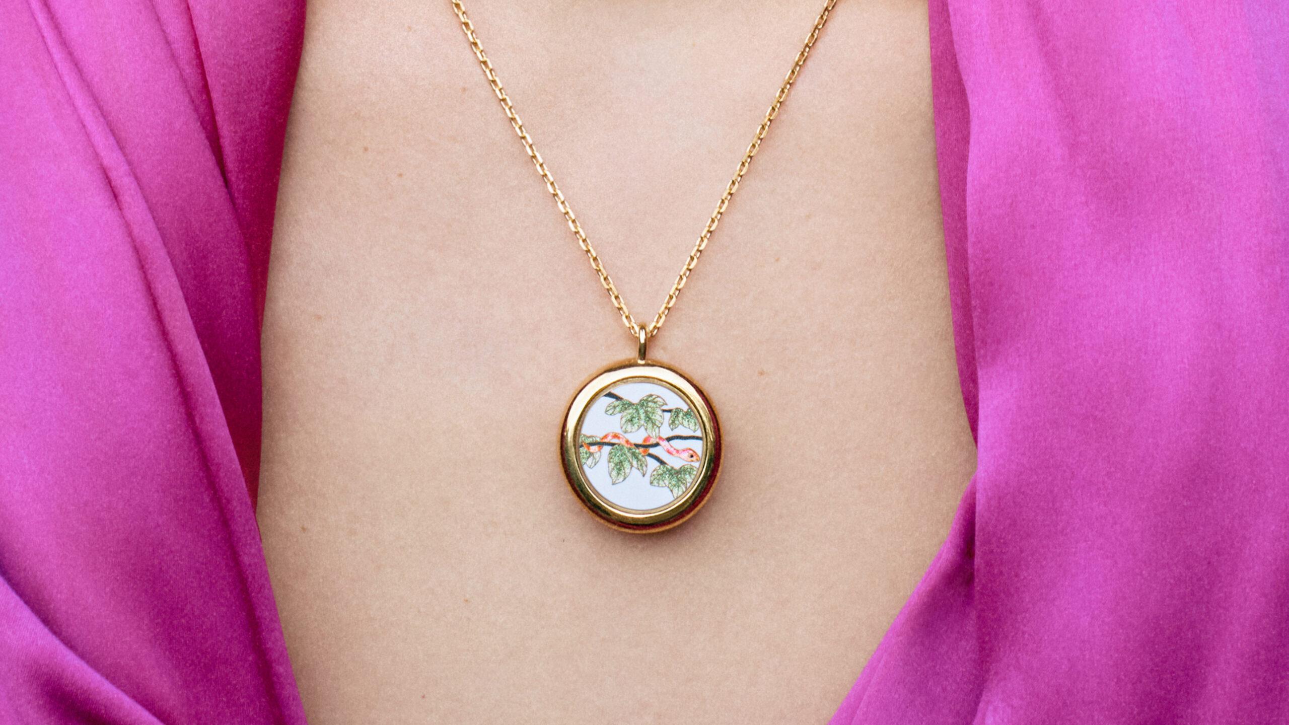 Loewe white neckpiece