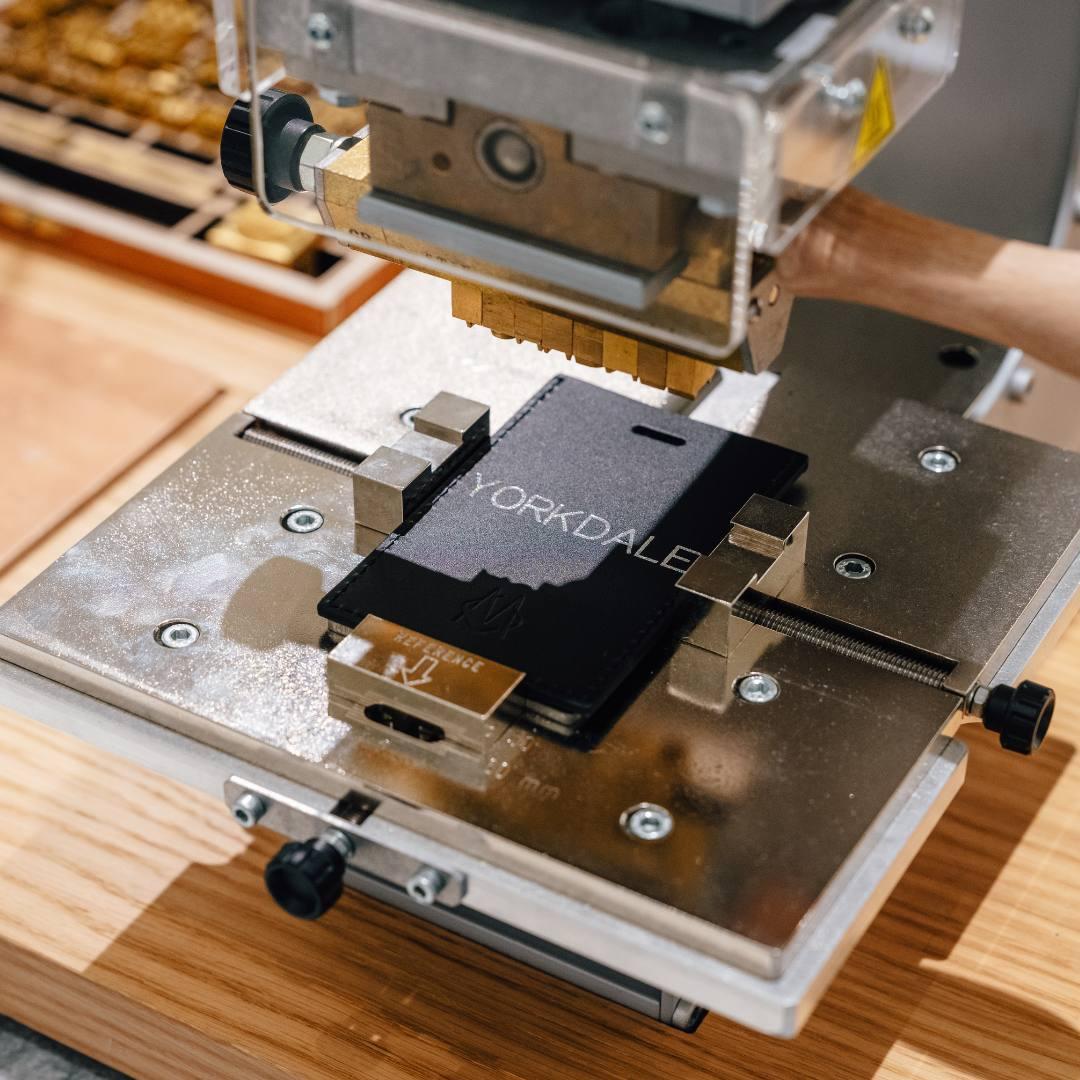 Rimowa leather hot stamping