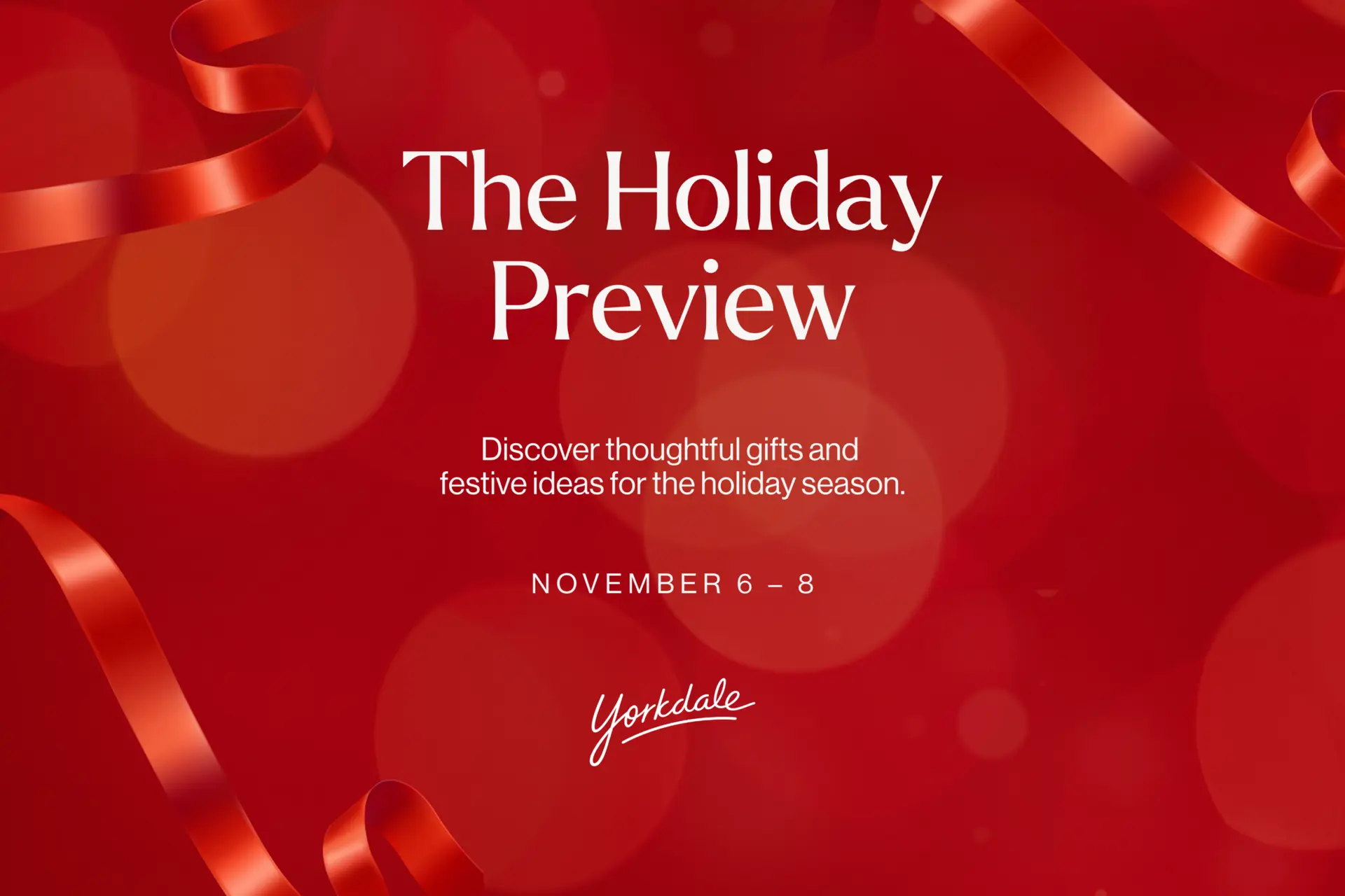 Yorkdale Holiday Preview inside Yorkdale Shopping Centre