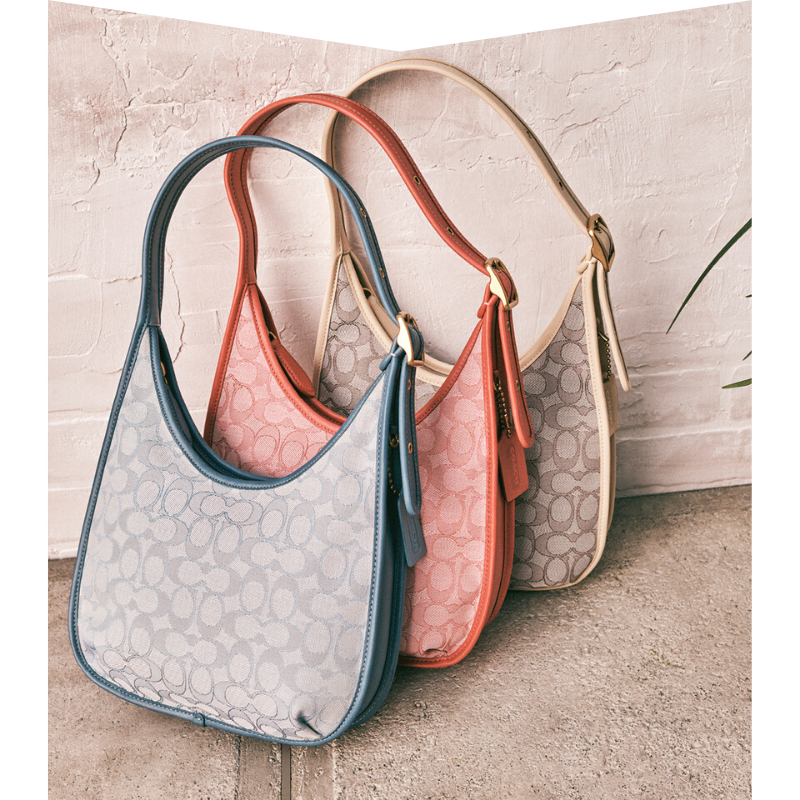 Three Coach handbags