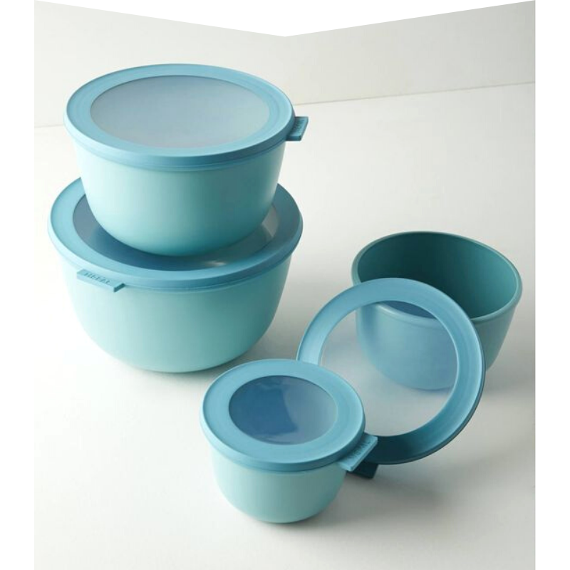 Set of mixing bowls with lids from Nordstrom