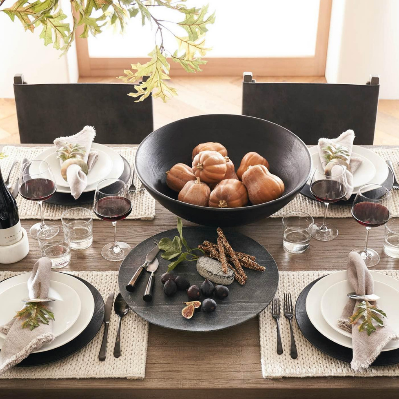 Table setting from Pottery Barn