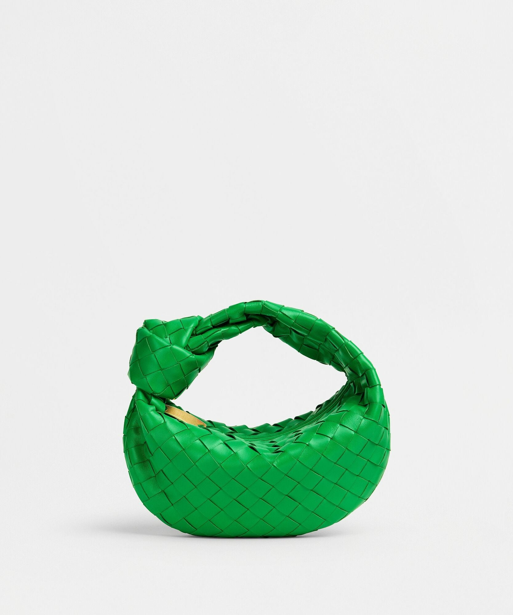 Woven Bottega Veneta Jodie Bag in Parakeet (bright green)