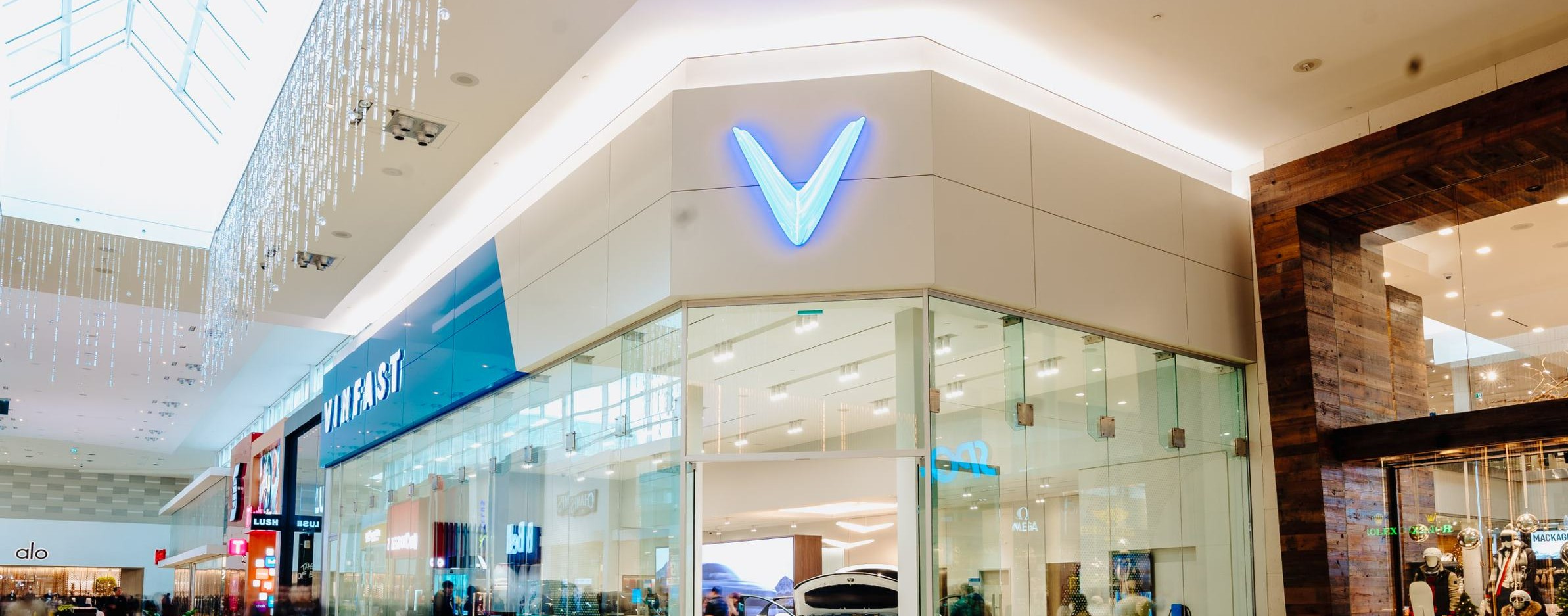 Vinfast store at Yorkdale Shopping Centre