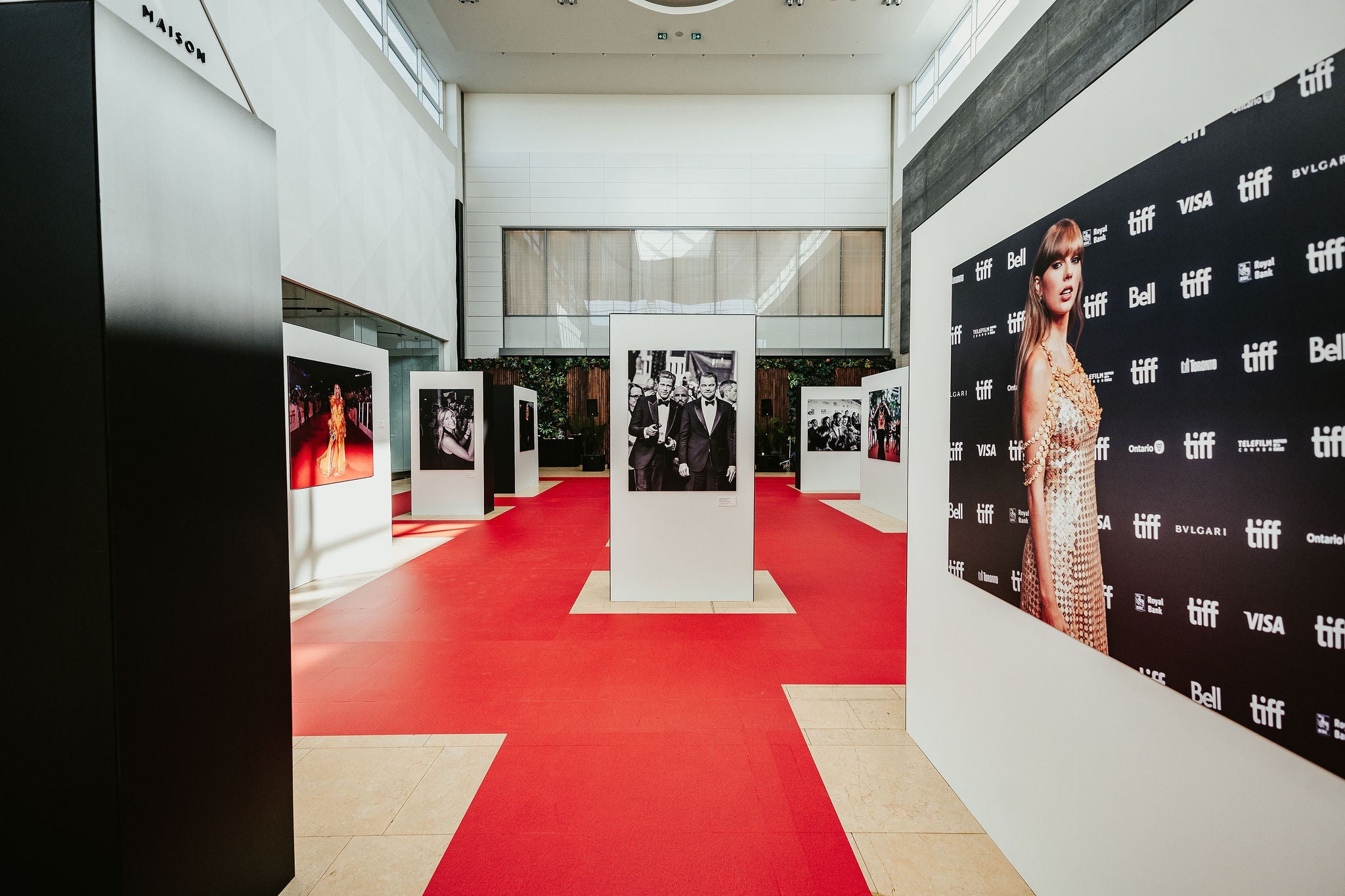 George Pimentel's exhibit located in the east court of Yorkdale shopping Centre. Highlighting his famous work.