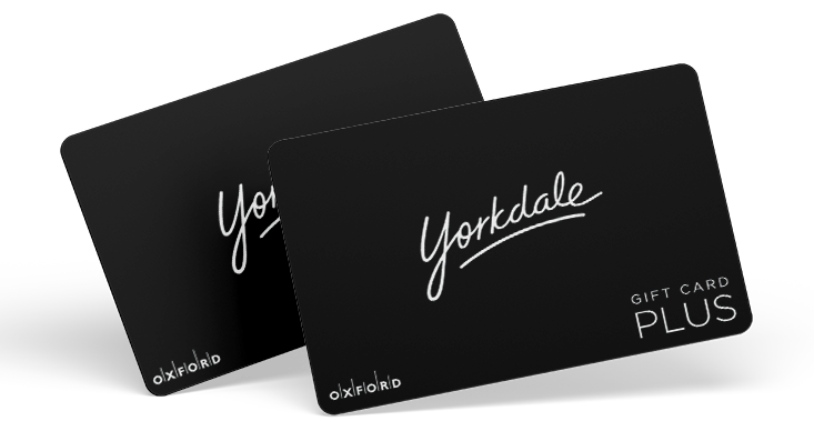 Stack of Yorkdale gift cards