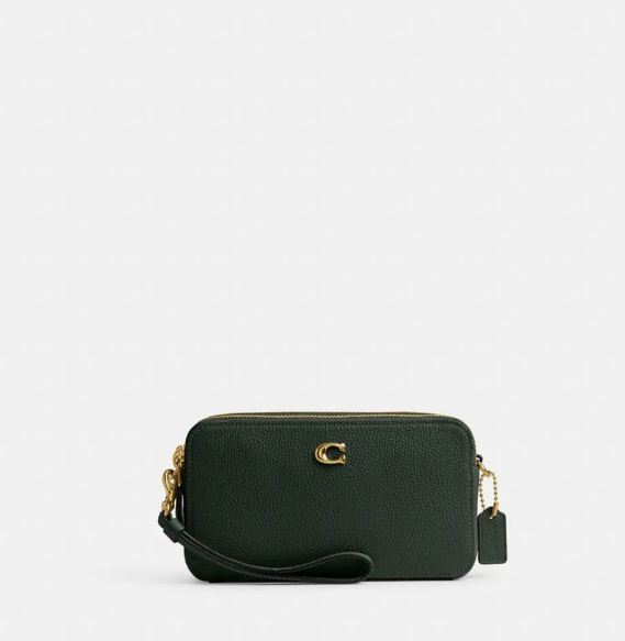 Olive green purse from Coach.