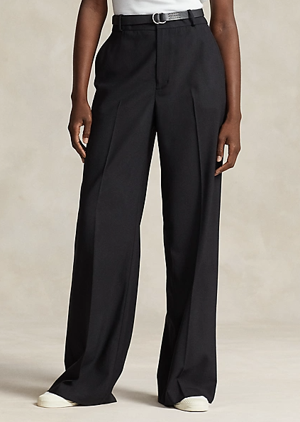 Ralph Lauren; black trousers; 2023; Yorkdale Shopping Centre
