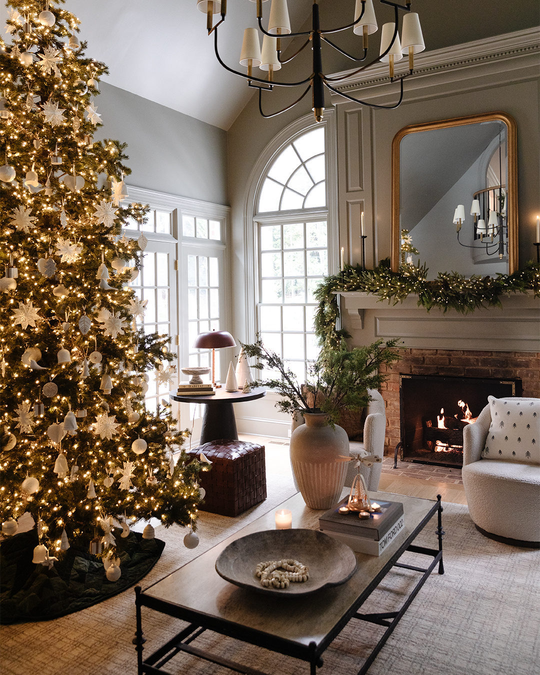 Crate and Barrel; Shop now for the perfect themed decorations for your home, 12 foot tree, coffee table, rugs and more; Yorkdale 2023; holiday decor ideas 2023