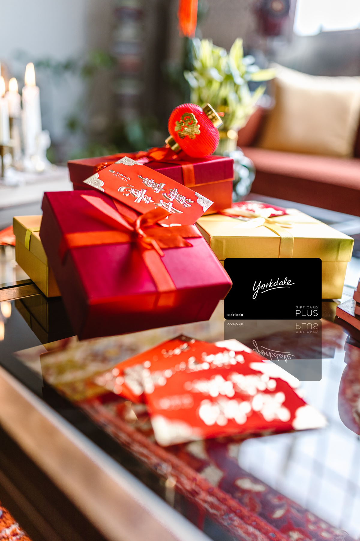 promotional image of a yorkdale gift card for lunar new year