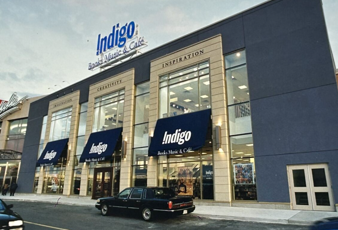 Indigo Books and Music store, late 1990's.