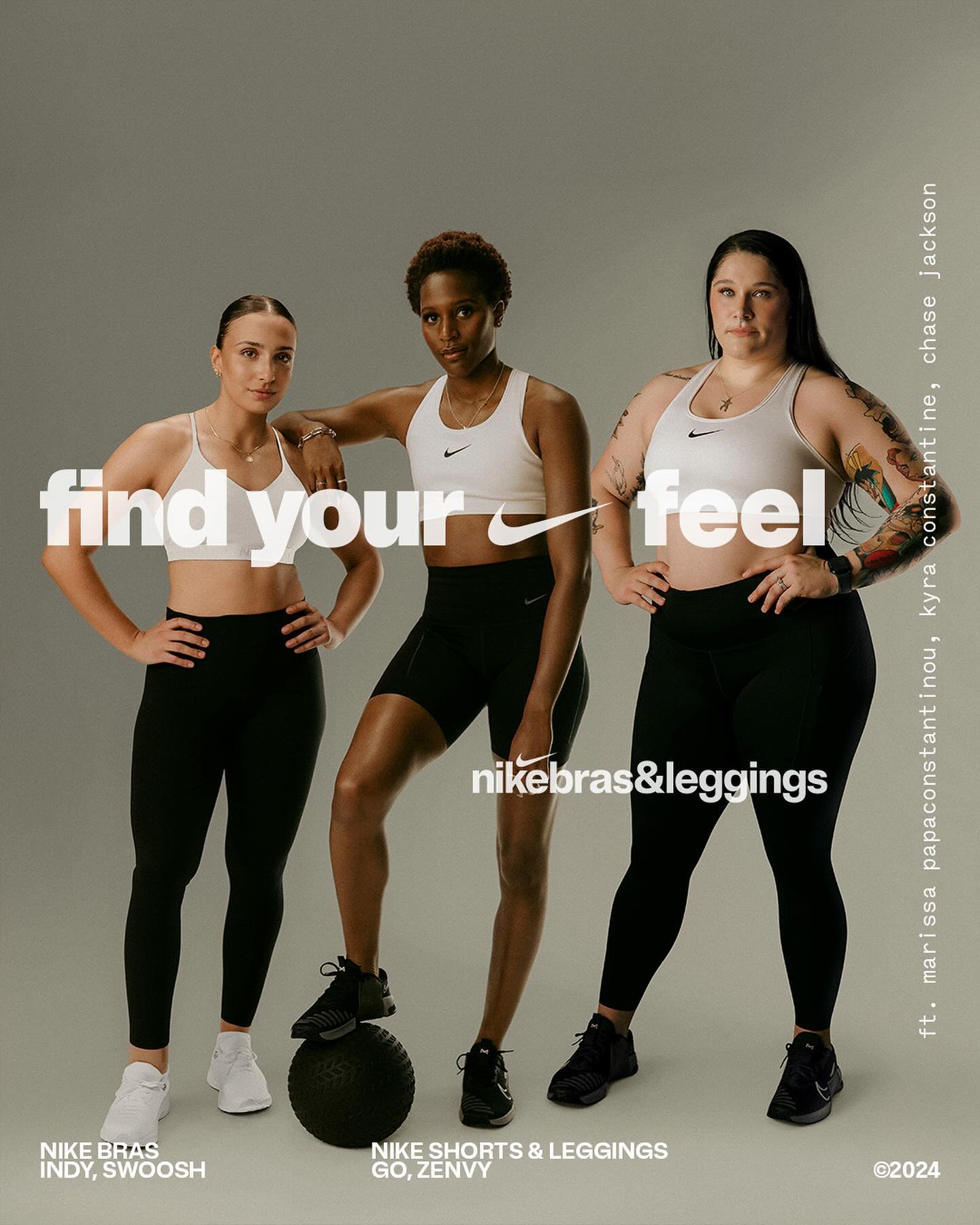 Join Nike and Sport Chek for an exclusive Women’s Shopping Experience featuring the Find Your Feel campaign. Explore statement bras, leggings, and more for your workout; yorkdale