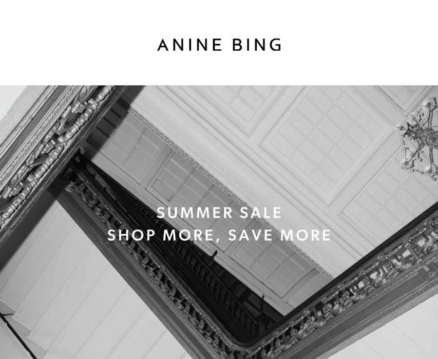 Discover ANINE BING; shop our Summer Collection; Yorkdale