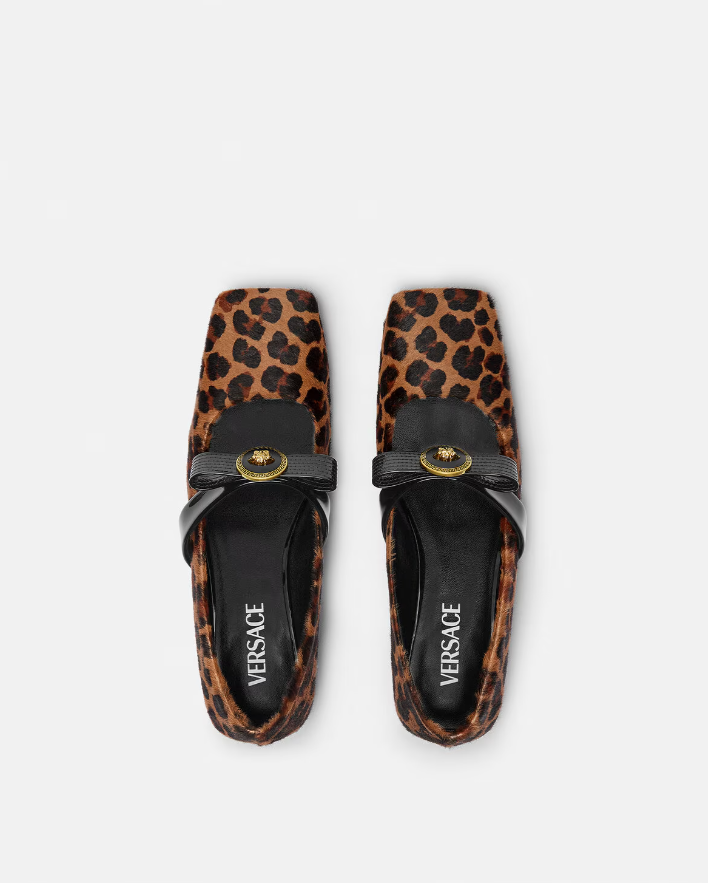 Versace; cheetah print shoes; fall fashion; 2024 yorkdale shopping centre