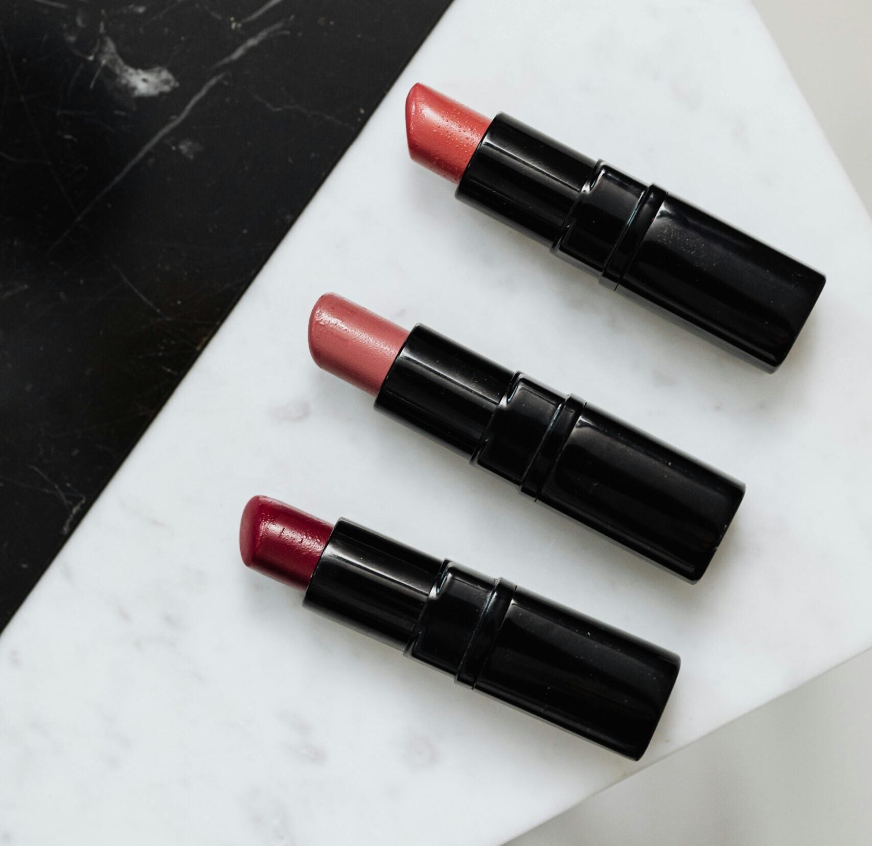 Three lipsticks