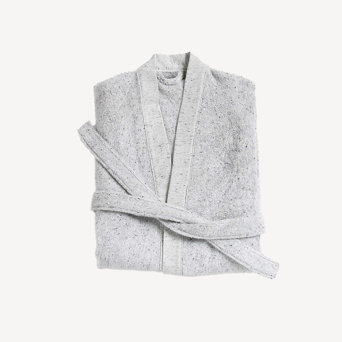 Grey bathrobe