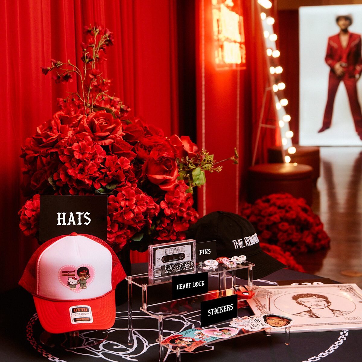 The Romantic World Tour x Hello Kitty Pop-up logo